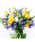 Motivservietten 208816, mehrfarbig / Blumen in Vase, 3-lagig, 33x33cm