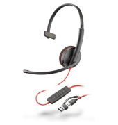 Over-Ear Headset Blackwire 3210 8X214AA, schwarz