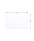 magnetische Whiteboardfolie  blanko 20,0 x 30,5 cm