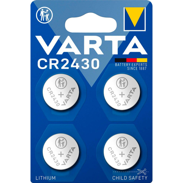 4008496133345 - CR 2430 Knopfzelle Lithium Coin Blister4 CR 2430 Knopfzelle L CR 2430 Knopfzelle Lithium Coin Blister4 4008496133345
