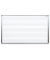 Notenlinien-Whiteboard PL1295L, 120x90cm, lackiert, Aluminiumrahmen