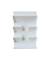 magnetischer Stiftehalter für Glasboards weiß Kunststoff 6,5 x 2,0 x 10,5 cm