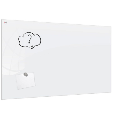 Glas-Magnettafel Premium 90,0 x 60,0 cm perlweiß