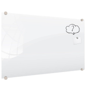 Glas-Magnettafel Premium 150,0 x 100,0 cm perlweiß