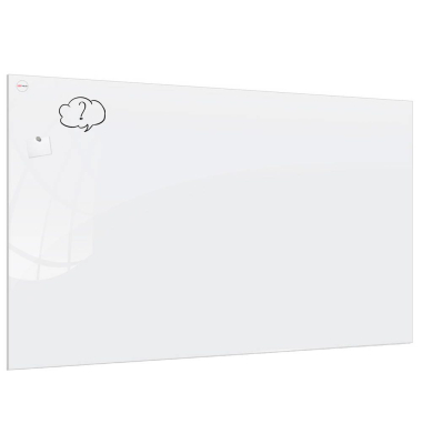 Glas-Magnettafel Premium 200,0 cm perlweiß