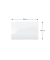 Glas-Magnettafel Premium 200,0 cm perlweiß