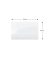 Glas-Magnettafel Premium 60,0 x 40,0 cm perlweiß