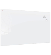 Glas-Magnettafel Premium 200,0 x 120,0 cm perlweiß