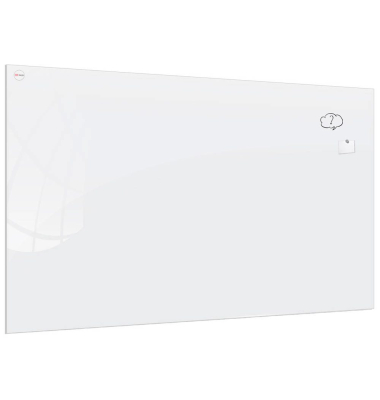 Glas-Magnettafel Premium 200,0 x 120,0 cm perlweiß