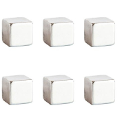 Magnet silber, Metall 1,0 x 1,0 x 1,0 cm
