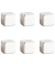 Magnet silber, Metall 1,0 x 1,0 x 1,0 cm