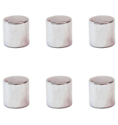 Magnet silber, Metall 1,0 x 1,0 cm