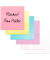 Haftnotizen SN-SET2, 100x100mm, pastell, quadratisch