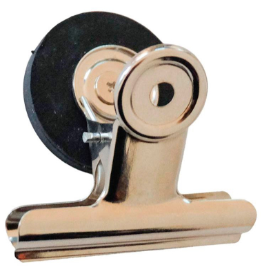 Magnet silber, Metall 5,0 x 5,7 cm