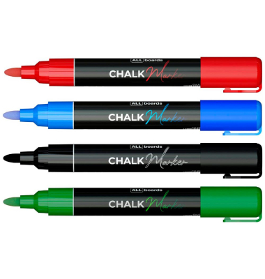 Kreidemarker-Set farbsortiert 6,0 mm