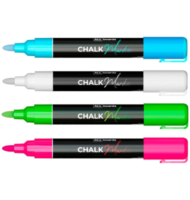 Kreidemarker-Set farbsortiert 6,0 mm