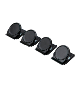 Magnet schwarz, Metall 3,5 x 3,0 cm