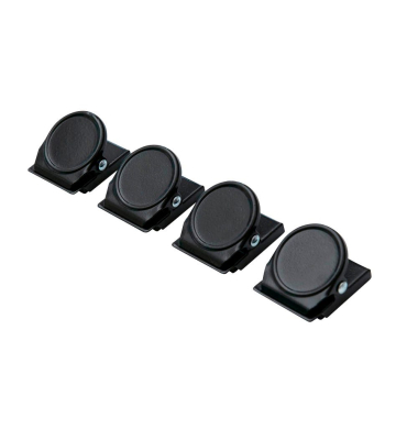 Magnet schwarz, Metall 3,5 x 3,0 cm