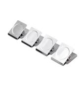 Magnet silber, Metall 3,5 x 3,0 cm