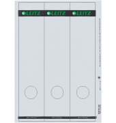 selbstklebende Rückenschilder 1687 1687-00-85 weiß breit/lang 61,5x285mm (BxH) permanent 