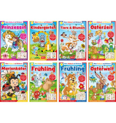 Malbuch A4 FrühjahrOstern sortiert
