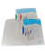 Klemmhefter 8557190-10, A4 transluzent/blau, für ca. 40 Blatt, Polypropylen (PP)