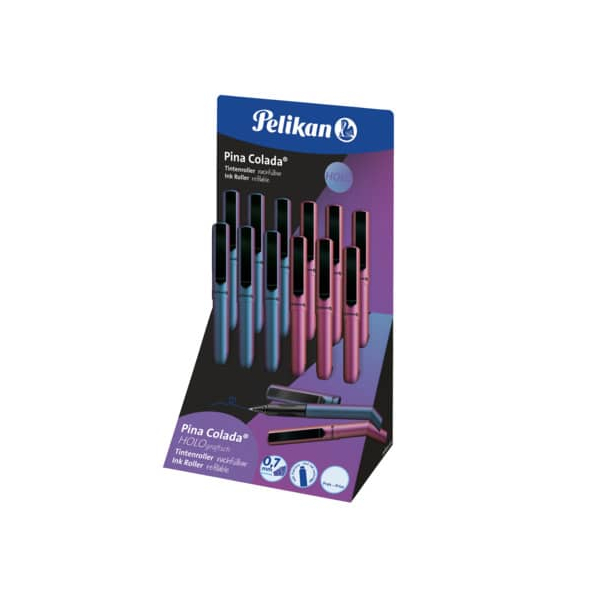 12 Stück Pelikan Tintenroller Pina Colada Holo sortiert  Pelikan