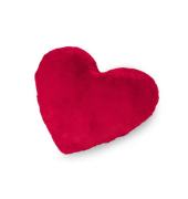 Kissen Plüsch Herz rot Hab dich lieb