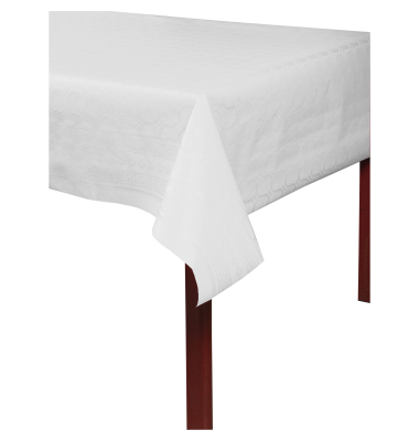 Tischl&auml;ufer Spunbound R485001I, wei&szlig; / Uni, 118cm x 50m