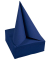 Servietten SV623810I, marineblau / Uni, 2-lagig, 38x38cm