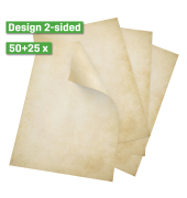 Motivpapier DP983, beige, Vintage, A4, 90g