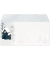 Weihnachtsumschl&auml;ge Eingeschneite H&uuml;tte im Winterwald Aquarell Cozy Christmas DU601, Din Lang, 90g