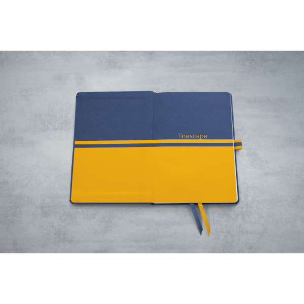 4004360778827 - Notizbuch LS105 Linescape blau  A5 liniert 80g 88 Blatt   176 Seiten 4004360778827 Sigel
