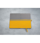 Notizbuch LS100, Linescape, grau, A5, kariert, 80g, 88 Blatt / 176 Seiten