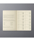 Buchkalender C2554, Conceptum, beige, 1 Woche / 2 Seiten, 13,5x20,3cm (A6), 2025