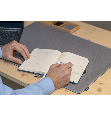 Buchkalender C2553, beige, 1 Woche / 2 Seiten (A5), 2025