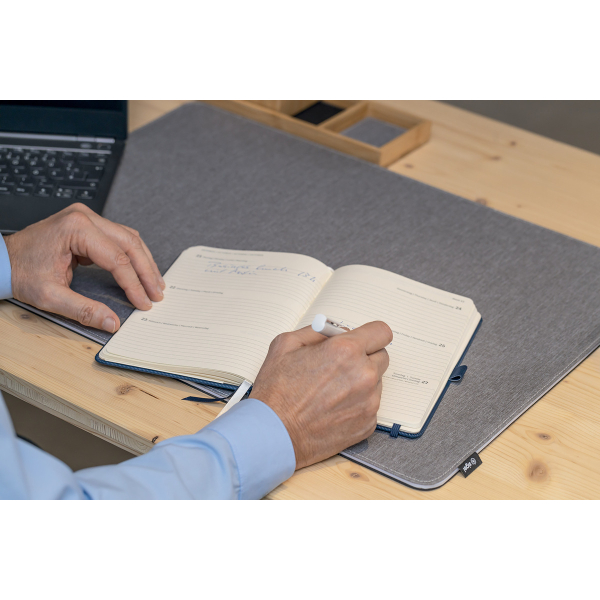 4004360779985 - Buchkalender C2506 Conceptum schwarz 1 Woche   2 Seiten 21x135cm (ca A5) 2024 2025 4004360779985 Sigel