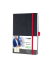 Buchkalender C2508, Conceptum, schwarz / rot, 1 Woche / 2 Seiten, 14,8x21,3cm (A5), 2026