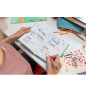 Notizbuch JN138, Conceptum Jolie Flair, blau, A6, liniert, 80g, 87 Blatt / 174 Seiten