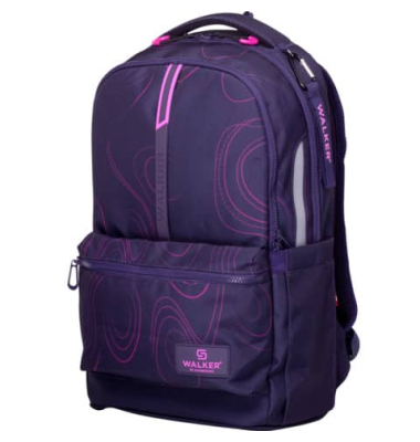 Schulranzen 42625-474 Wizzard Rey Frequenzy, lila, mit Rei&szlig;verschluss