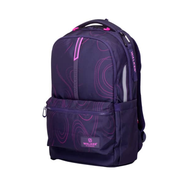 Walker Schulranzen 42625-474 Wizzard Rey Frequenzy, lila, mit Reißverschluss 9002638242556 Walker