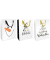 Geschenktasche 1683-24099/PBS Modern Xmas, Weihnachten, Schleifenband, 3 Motive sortiert, Schneemann, 2 Motive mit Aufschrift, 2