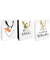 Geschenktasche 1683-24099/PBS Modern Xmas, Weihnachten, Schleifenband, 3 Motive sortiert, Schneemann, 2 Motive mit Aufschrift, 2