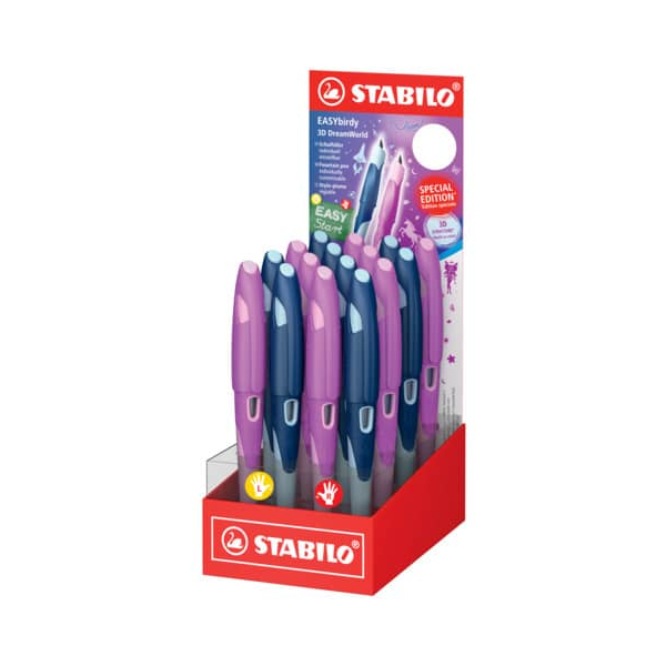 16 Stück Stabilo Patronenfüller EASYbirdy L+R sortiert  Stabilo