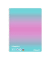 Notizblock 400197019, kariert Rand beidseitig / Lineatur 28, A4, 70g, rosa, mint, 80 Blatt