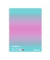 Notizblock 400197019, kariert Rand beidseitig / Lineatur 28, A4, 70g, rosa, mint, 80 Blatt