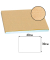 Platzdecke Tiss Lack 324040I, natur / Uni, 30cm x 40cm