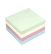 Haftnotizen 5793, 75x75mm, pastellgrün/pastellgelb/pastellblau/pastellrosa, quadratisch