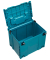 Werkzeugkoffer MAKPAC Gr.4 821552-6 blau 395x320x295mm leer