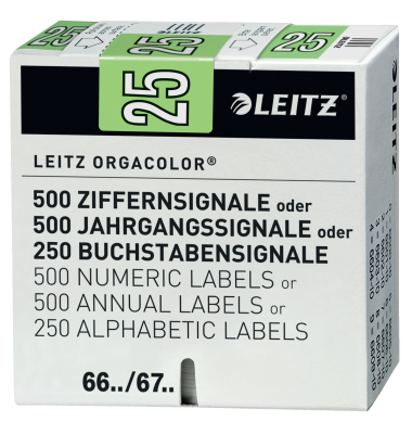 Jahrgangssignal Orgacolor 2025 67551055 gn 500St